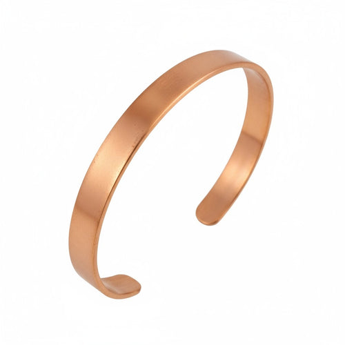 Saf bakır rose gold kelepçe bileklik